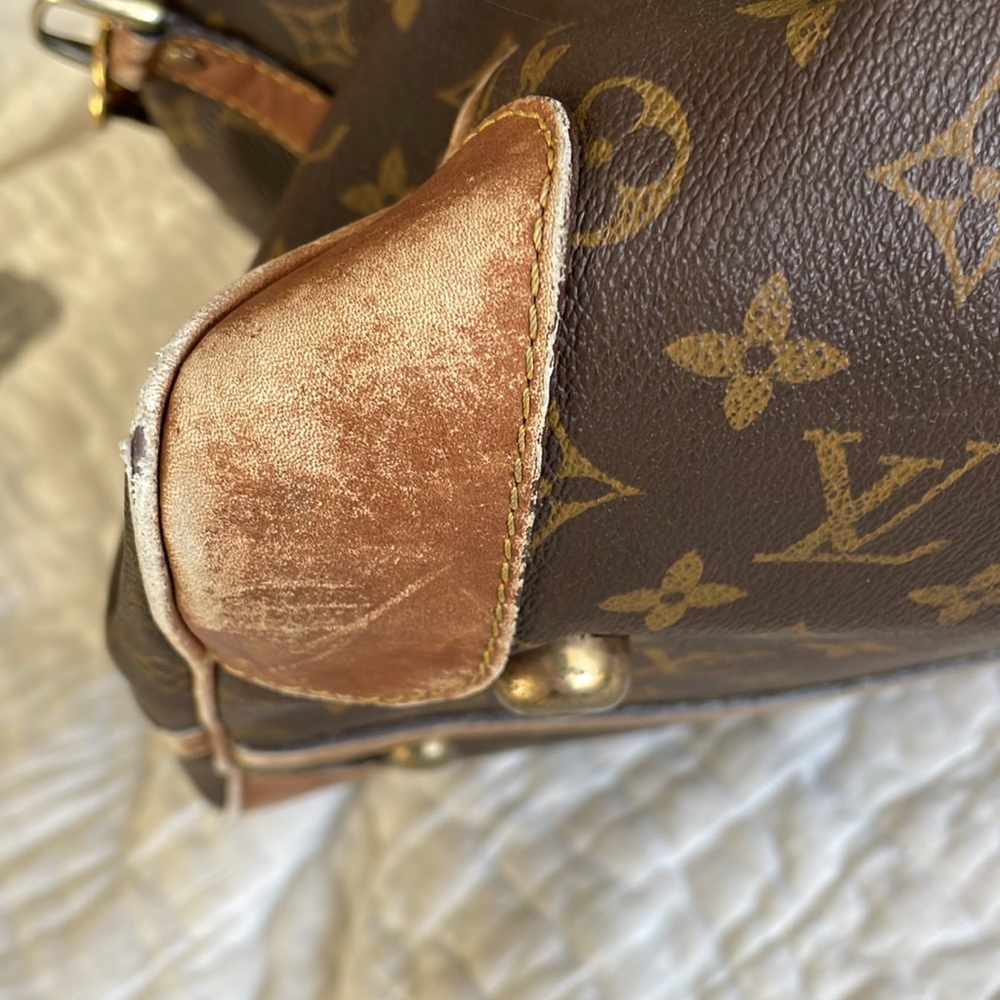 Vintage Authentic Louis Vuitton Large Duffle Weekender 1970’s / 80s Era Monogram - Picture 17 of 17